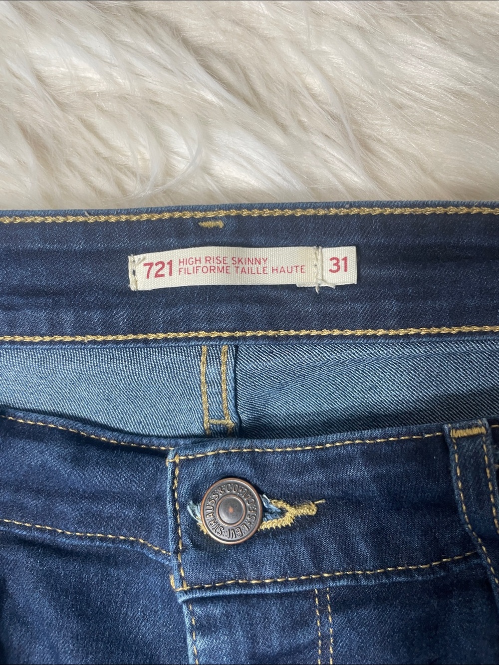 Levi's Womens High Rise Skinny Jeans - Picture 5 of 6